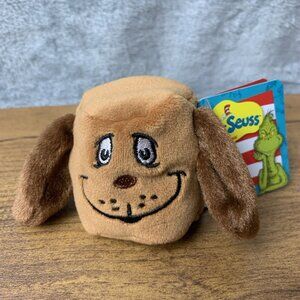 NEW Aurora World Plush Dr. Seuss' The Grinch Mallows 2.5” MAX THE DOG‎ Bean Bag